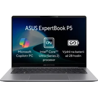ASUS ExpertBook P5 (P5405CSA-ULTRA7X) sivý - Notebooky