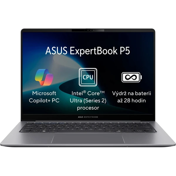 ASUS ExpertBook P5 (P5405CSA-ULTRA7X) sivý - Notebooky - Hlavný obrázok