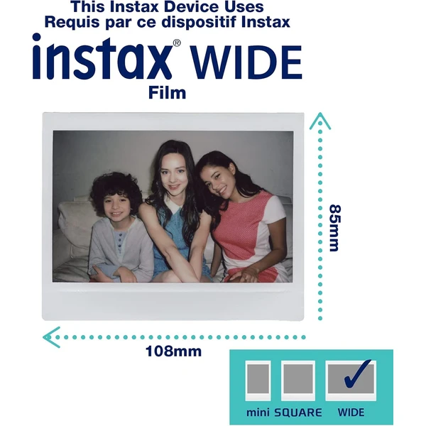 Fujifilm Instax Wide 400 EX D zelený - Fotoaparáty - Obrázok B6BC000L01