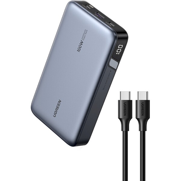 UGREEN Nexode Powerbanka 20000 mAh (PD) 100W sivá