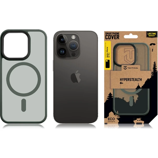 Tactical MagForce Hyperstealth kryt iPhone 14 Pro Forest Green - Puzdra - Obrázok B6G1000701