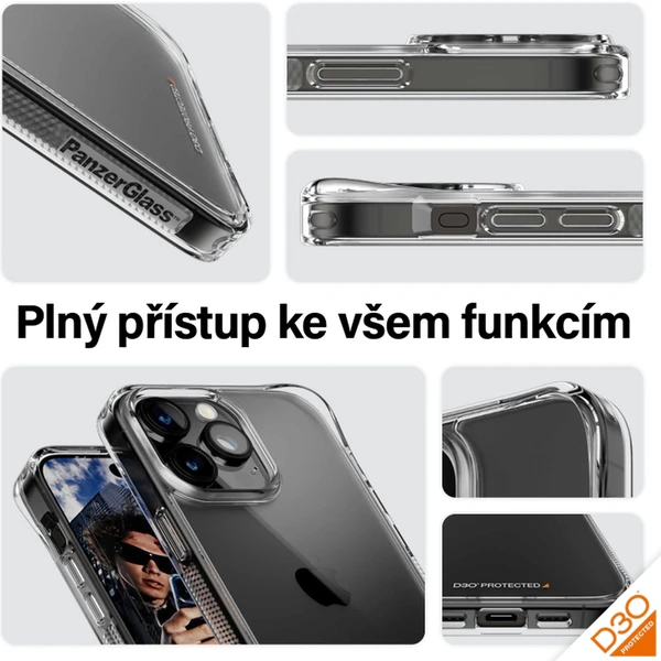 PanzerGlass HardCase D30 Apple iPhone 15 Pro Max - Puzdra - Obrázok B6TS100501