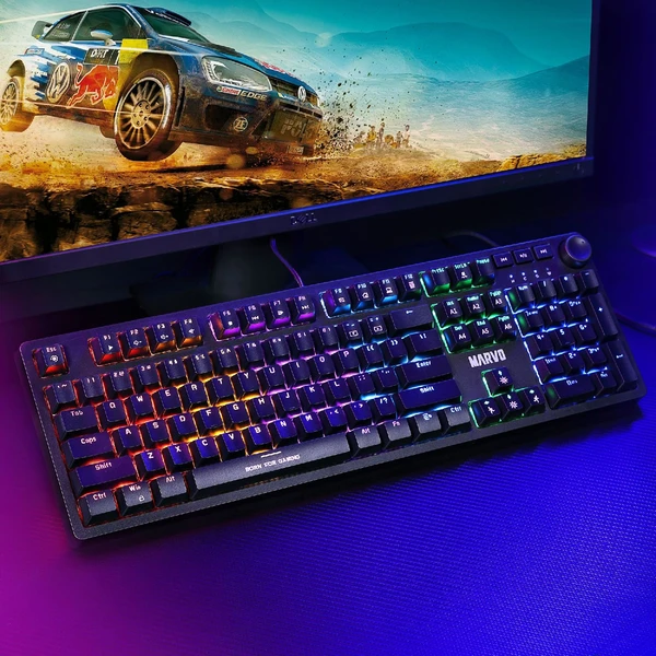 Marvo KG954 herná mechanická klávesnica EN\US čierna - Klávesnice - Obrázok B6UR100501