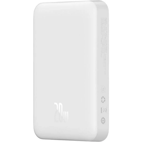 Baseus Power banka Mini s bezdrôtovým nabíjaním 10000 mAh 20W USB-C biela - Powerbanky - Hlavný obrázok