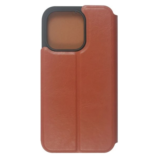 RhinoTech flipové púzdro Eco Case pre Apple iPhone 14 Pre hnedé - Puzdra - Obrázok B6X7000701