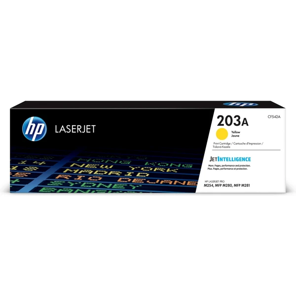 HP CF542A č. 203A Žltá originálna - Tonery - Hlavný obrázok