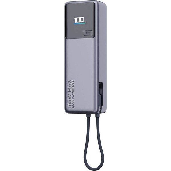 E-shop Xiaomi 165W Power Bank 10000mAh powerbanka s káblom strieborná
