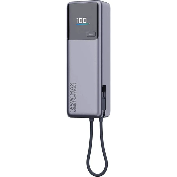 Xiaomi 165W Power Bank 10000mAh powerbanka s káblom strieborná	 - Powerbanky - Hlavný obrázok