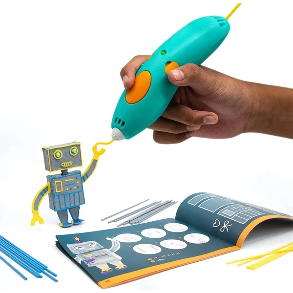 3Doodler 3D Pero Start+ Bundle + 147 náplní, 12 šablón, 9 kariet aktivít, podložka - 3D Perá - Obrázok B79F000J01