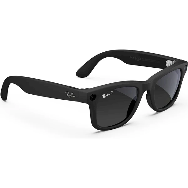 Meta RAY-BAN Wayfarer Gen2 (Veľké) inteligentné matné okuliare (tmavé sklá) čierne - AR okuliare - Obrázok B7AJ000K01