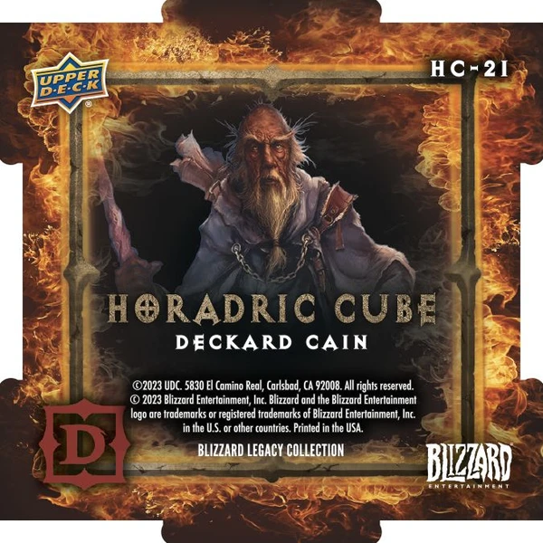 Upper Deck - Blizzard Legacy Collection - Blaster balíček - Blizzard karty - Obrázok B7C1000K01