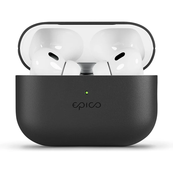 Epico kožený kryt pre Airpods Pro 2 čierny - Puzdra - Obrázok B7C9000K01
