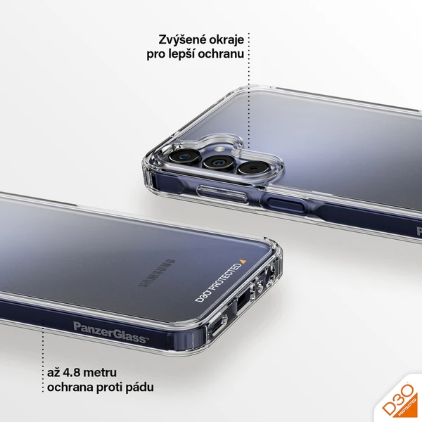 PanzerGlass HardCase D3O Samsung Galaxy A15/A15 5G - Puzdra - Obrázok B7D1000O01