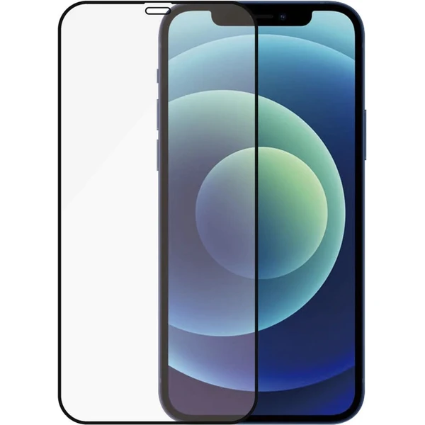 PanzerGlass Edge-to-Edge AntiBacterial sklo Apple iPhone 12 mini čierne - Ochranné fólie a sklo - Hlavný obrázok