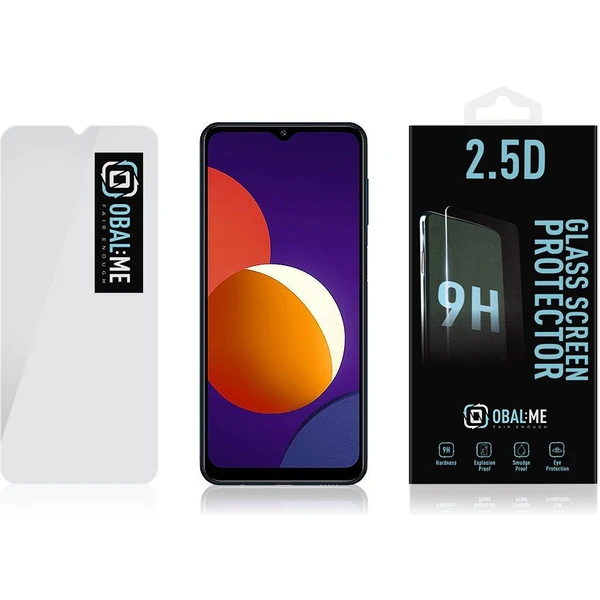 Obal:Me 2.5D tvrdené sklo Samsung Galaxy M12/A32 5G/A12/A02s číre - Ochranné fólie a sklo - Obrázok B7K6000701