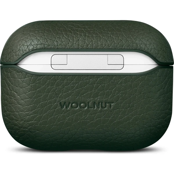 Woolnut Leather kožené puzdro pre AirPods Pro 2. generácia tmavozelené - Puzdra - Obrázok B7KR100501
