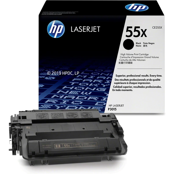 HP CE255X č. 55X Čierna originálna - Tonery - Obrázok B7PE100501