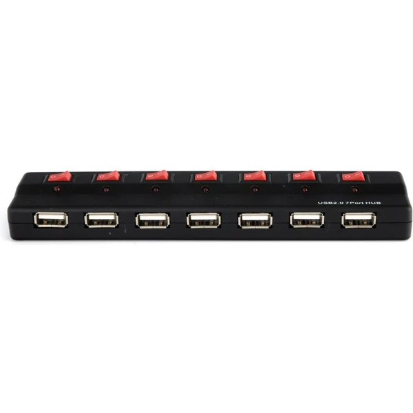 PremiumCord USB 2.0 Hub 7-portový - USB huby - Obrázok B7TU000501