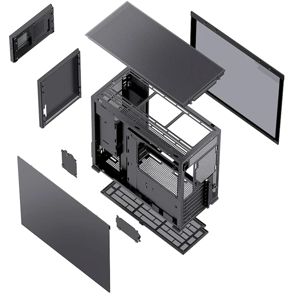 Jonsbo D41 MESH Screen čierna - Počítačové skrine - Obrázok B7UD000K01