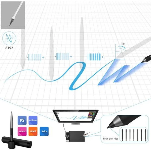 XP-PEN Deco PRO S - Grafické tablety - Obrázok B83Q300301