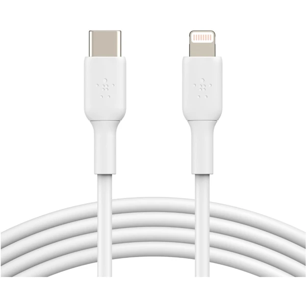 Belkin BOOST Charge USB-C/Lightning napájací kábel 1m biely - Káble a redukcie - Hlavný obrázok