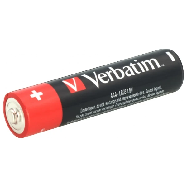 Verbatim alkalické batérie AAA LR03 4x - Batérie - Obrázok B8B0100301
