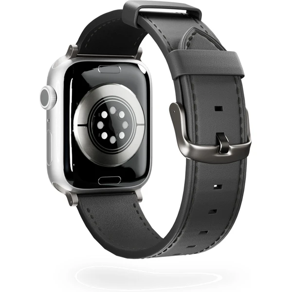 Epico Watch kožený remienok pre Apple Watch 38/40/41/42mm čierny - Remienky - Obrázok B8C9000K01