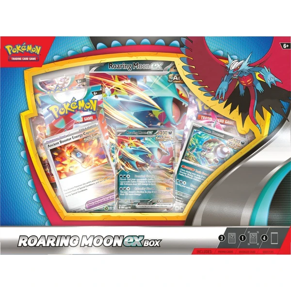 Pokémon TCG: Roaring Moon / Iron Valiant ex Box - Pokémon karty - Obrázok B8O8G00101