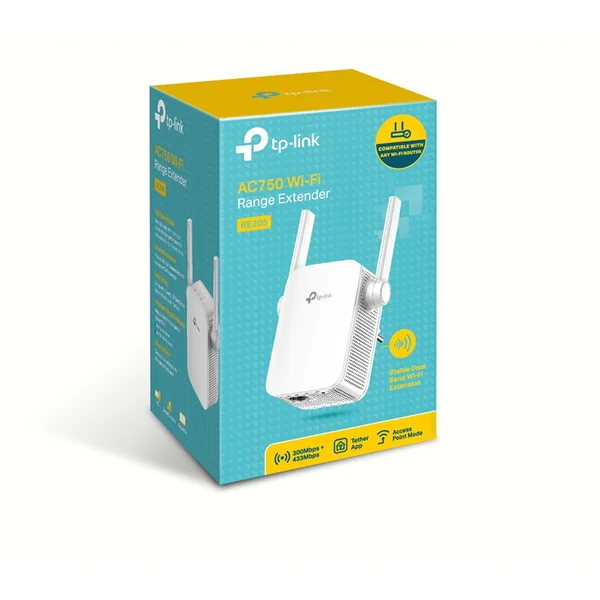 TP-Link RE205 extender - Wi-Fi extendery - Obrázok B8QN600301