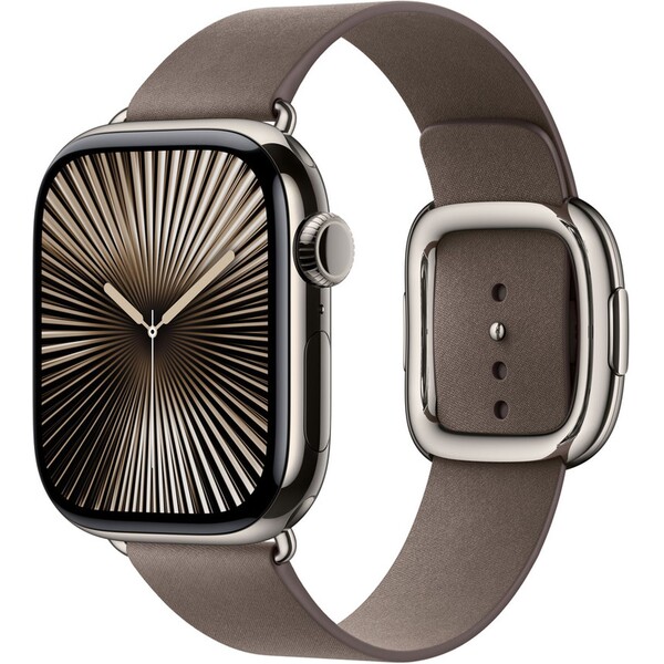 Apple Watch 42/41/40/38mm šedohnedý remienok s modernou prackou L