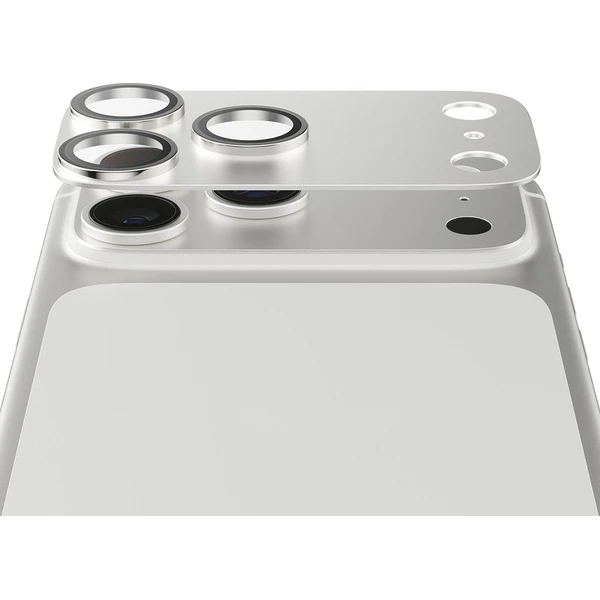 PanzerGlass® FENDER hliníková ochrana fotoaparátu Apple iPhone 17 Pro Max strieborná - Ochranné fólie a sklo - Obrázok B8XL000K01
