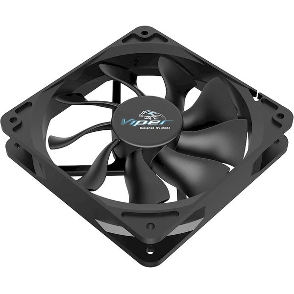 Akasa VIPER S-flow 120mm čierna - Ventilátory pre PC - Obrázok B9BJ000K01