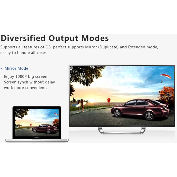 PremiumCord Mini DisplayPort -> HDMI/DVI-I/VGA redukcia strieborná - Káble a redukcie - Obrázok B9H0000401