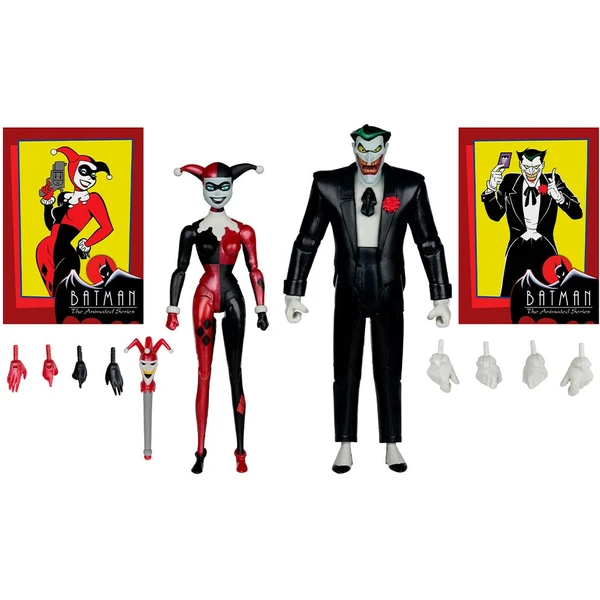Akčné figúrky McFarlane Toys Batman: The Animated Series - Harley Quinn and Joker (Gold Label) - Figúrky - Obrázok B9YM000K01