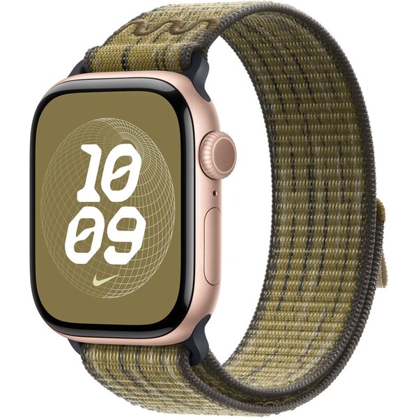 Apple Watch 41/40/38mm zeleno-sivý prevliekací športový remienok Nike