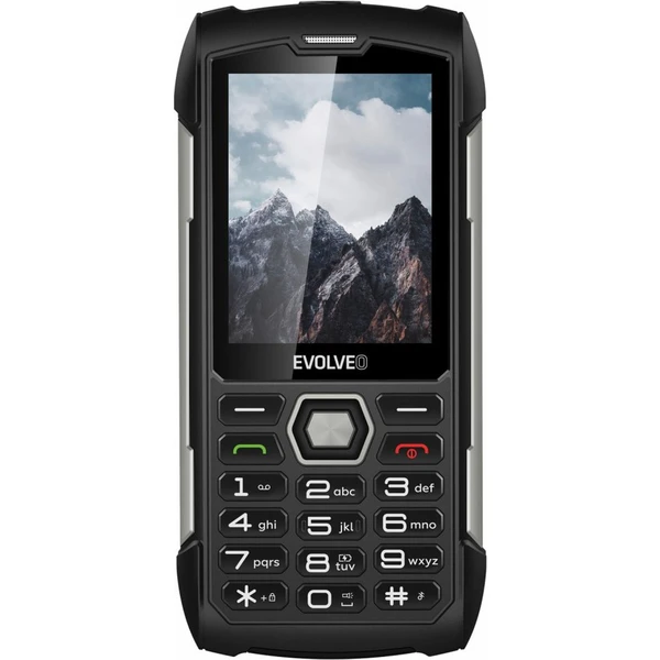 EVOLVEO StrongPhone H1 čierno-strieborný - Mobilné telefóny - Obrázok BAC6000N01