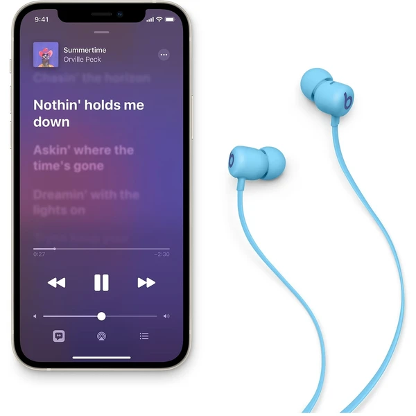 Beats Flex bezdrôtové slúchadlá plamienkovo modrá - Slúchadlá - Obrázok BAICF00101