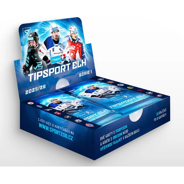 Hokejové karty SportZoo Tipsport ELH 2025/26 1. séria Hobby box - Hokejové karty - Obrázok BAJM000K01