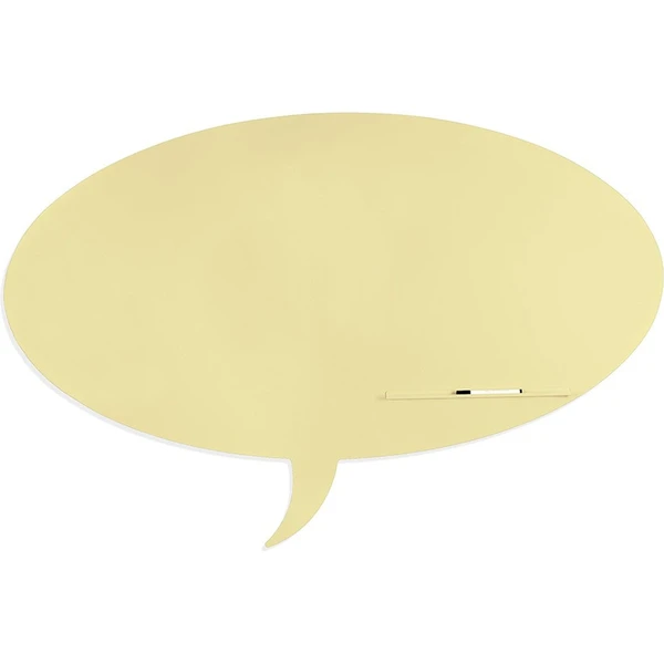 Rocada Skin Shape Talk 6441-1015 magnetická tabuľa slonová kosť RAL 1015 - Magnetické tabule - Hlavný obrázok