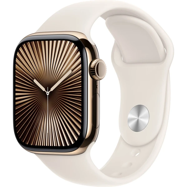 Apple Watch 41/40/38mm hviezdne biely športový remienok S/M - Remienky - Hlavný obrázok