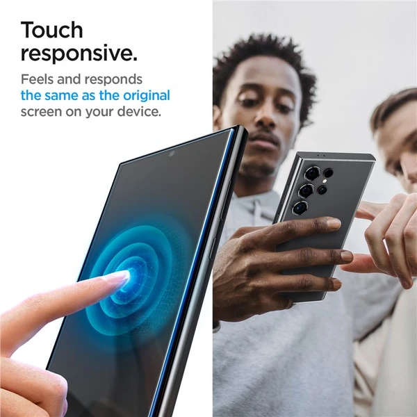 Spigen Glass TR EZ Fit HD 2 Pack ochranné sklo Samsung Galaxy S24 Ultra číre - Ochranné fólie a sklo - Obrázok BB63000N01