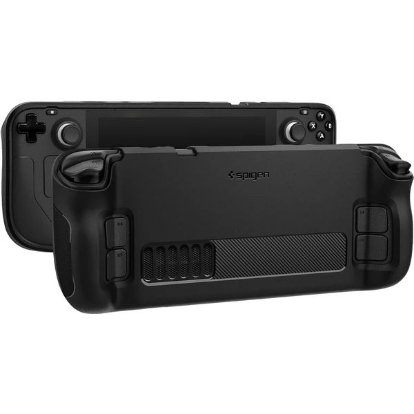 Spigen Rugged Armor ochranný kryt pre Steam Deck čierny - Puzdra - Obrázok BBK4G00101