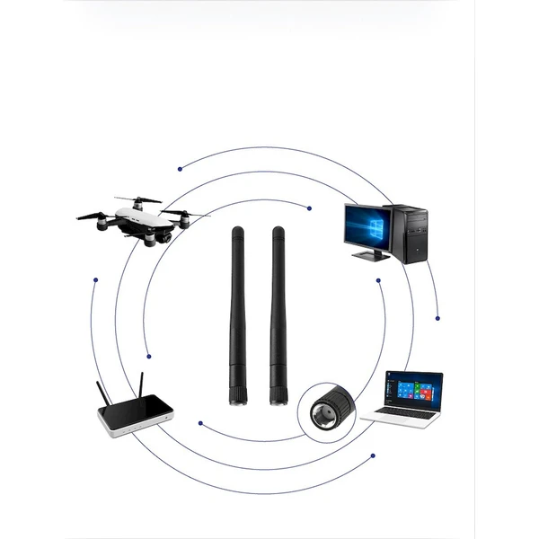 Akasa Omni-Directional Tri-Band Wi-Fi Antenna - Komponenty - Obrázok BCBJ000K01