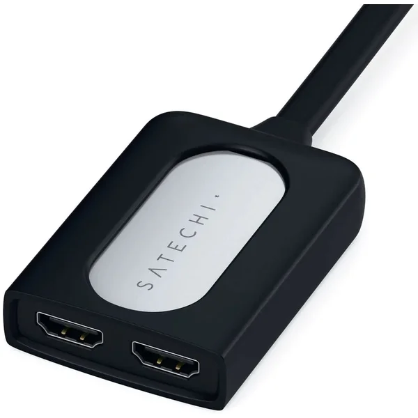 Satechi Dual HDMI Adapter strieborný - USB huby - Obrázok BCL2700301