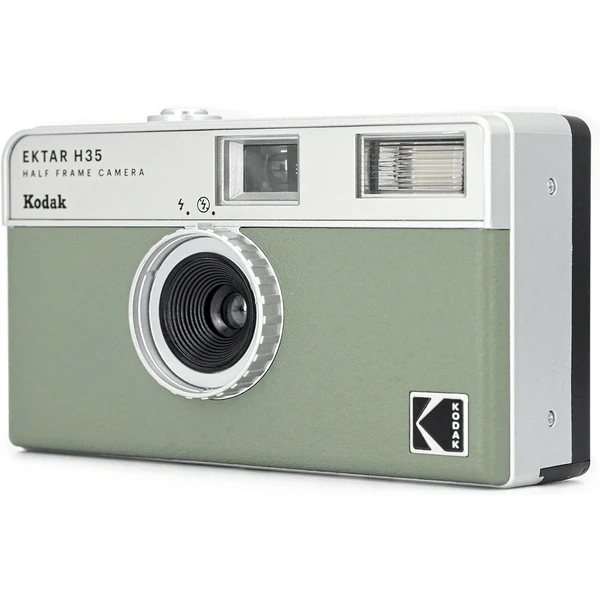Kodak EKTAR H35 Half Frame fotoaparát šalviový - Fotoaparáty - Obrázok BCO0000L01