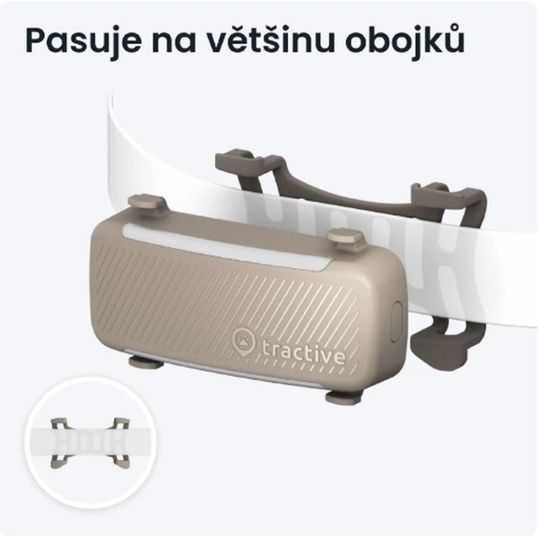 Tractive GPS DOG 6 lokátor polohy a aktivity pre psy hnedý - GPS Moduly  - Obrázok BCTD000L01