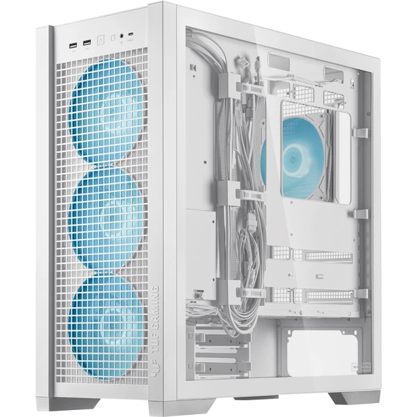 ASUS TUF GAMING GT302 TG ARGB biela - Počítačové skrine - Obrázok BCY5000L01