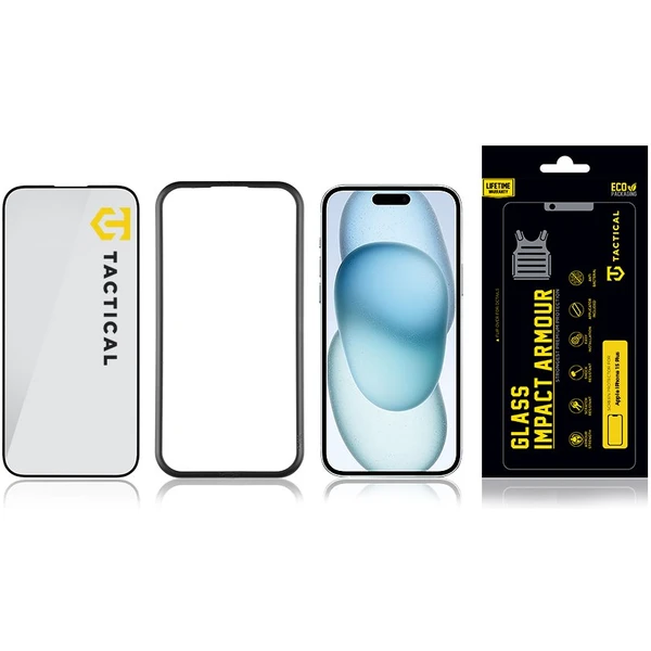 Tactical Glass Impact Armour sklo pre Apple iPhone 15 Plus - Ochranné fólie a sklo - Obrázok BD50000N01