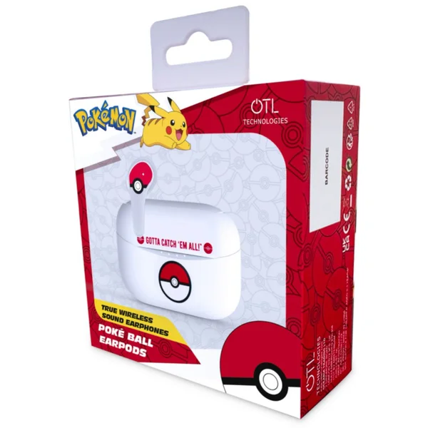 OTL bezdrôtové slúchadlá TWS s motívom Pokémon Pokeball - Slúchadlá - Obrázok BDERF00101