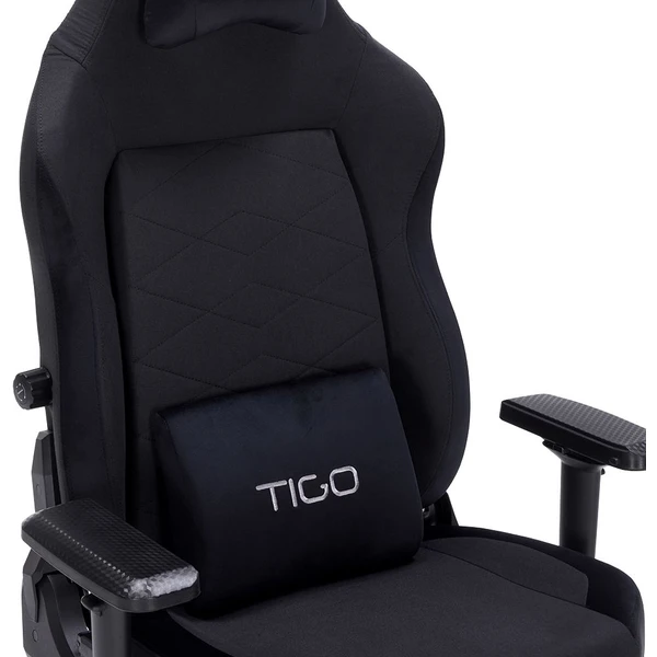 TIGO Warlord herná stolička čierna - Stoličky - Obrázok BEMF000K01